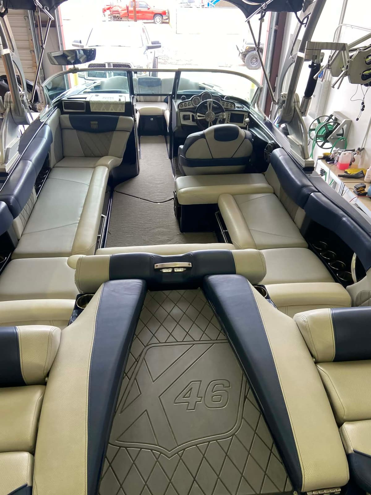 Detailed boat interior